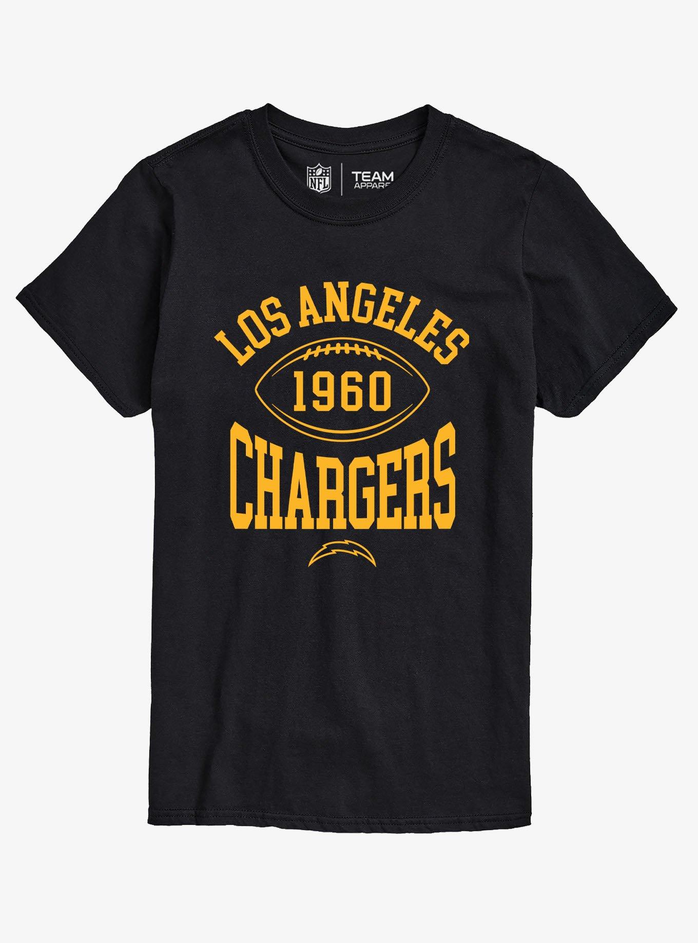 NFL Los Angeles Chargers Pro Block Football T-Shirt - BLACK | Hot