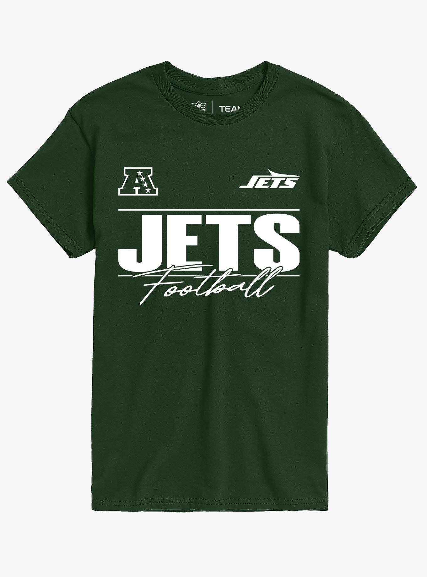 NFL New York Jets Football Jersey T-Shirt, FOREST GREEN, hi-res view 1