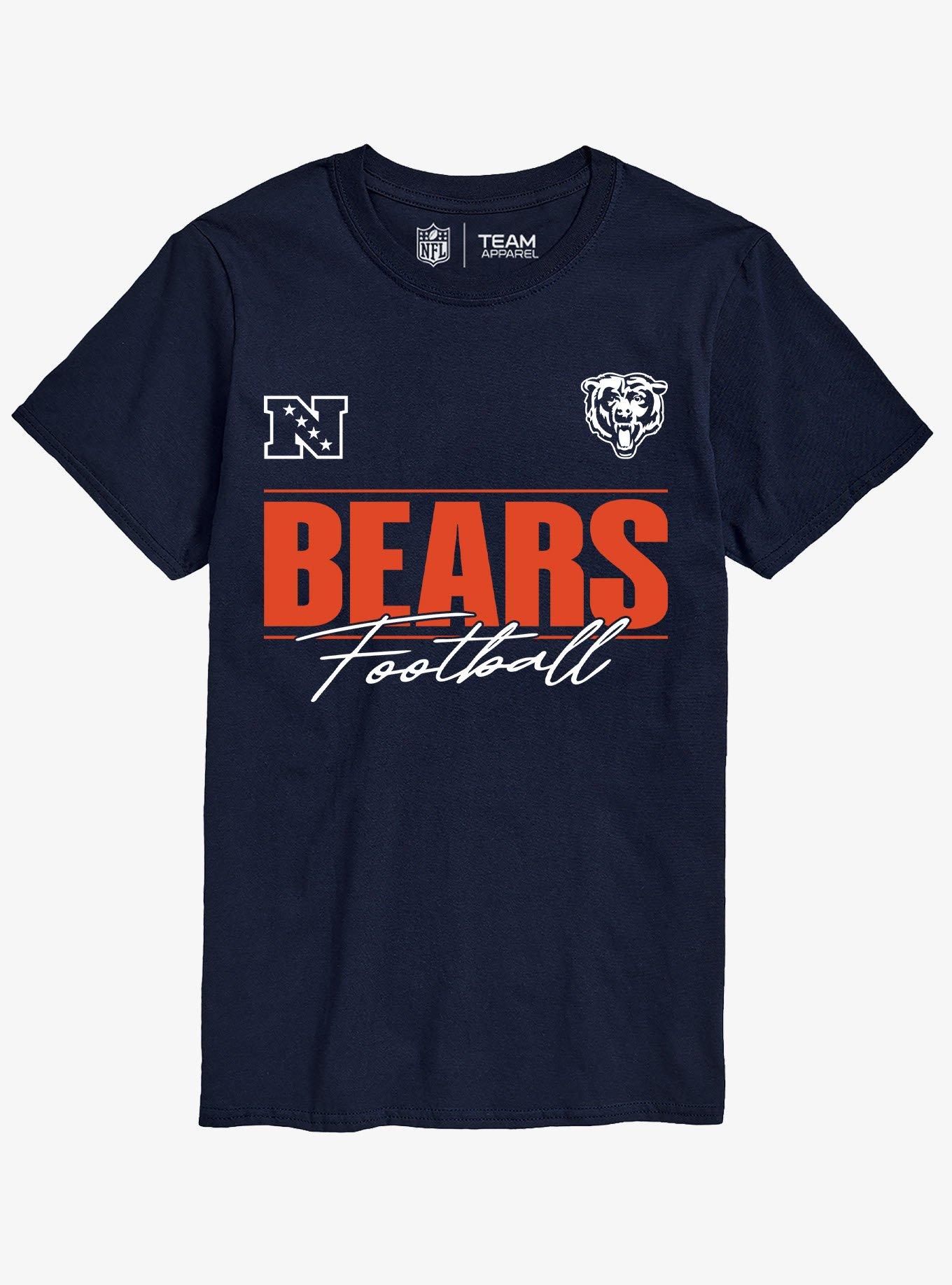 NFL Chicago Bears Football Jersey T-Shirt, NAVY, hi-res view 1