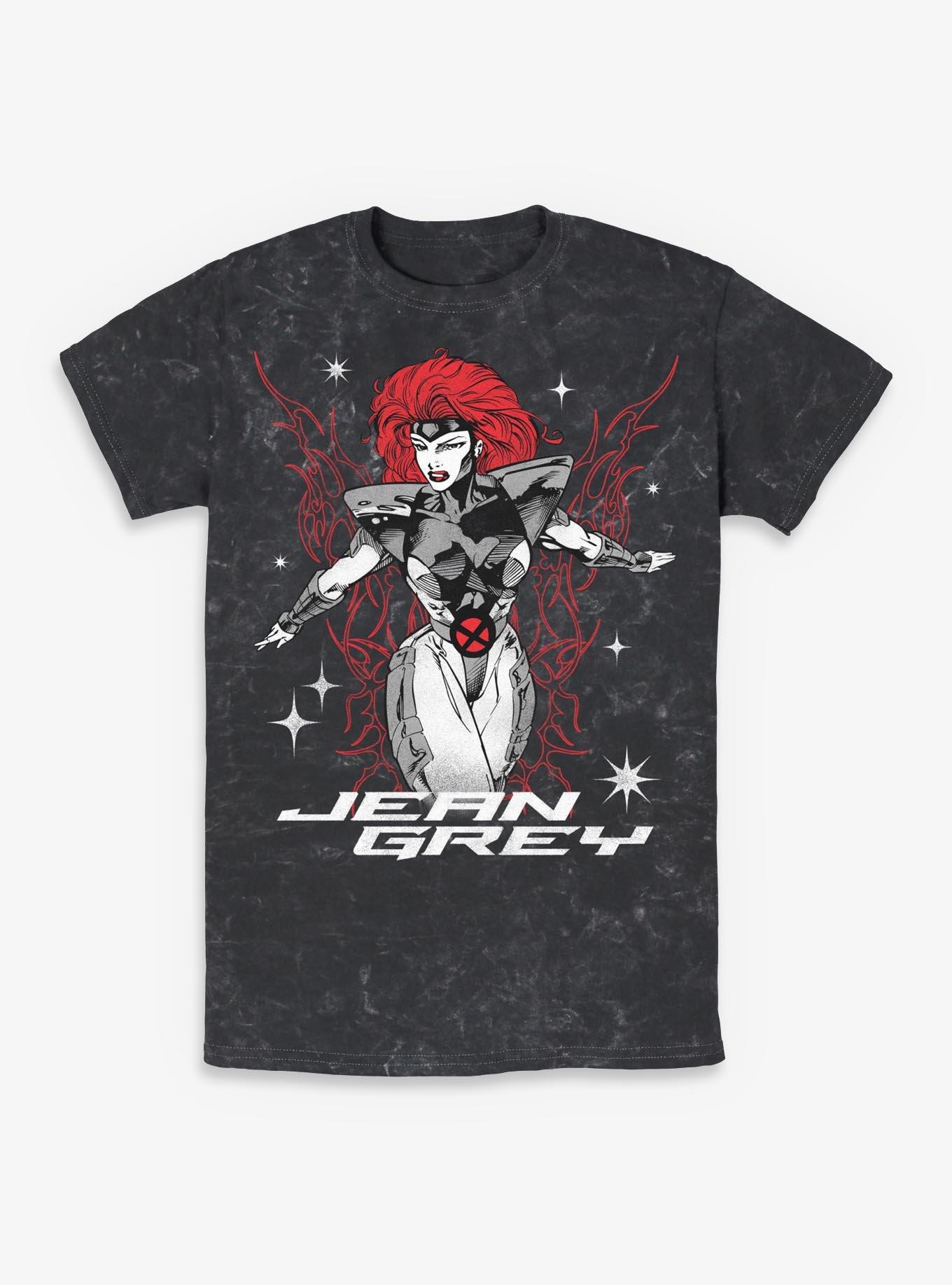 Marvel X-Men Jean Grey Pose Mineral Wash T-Shirt