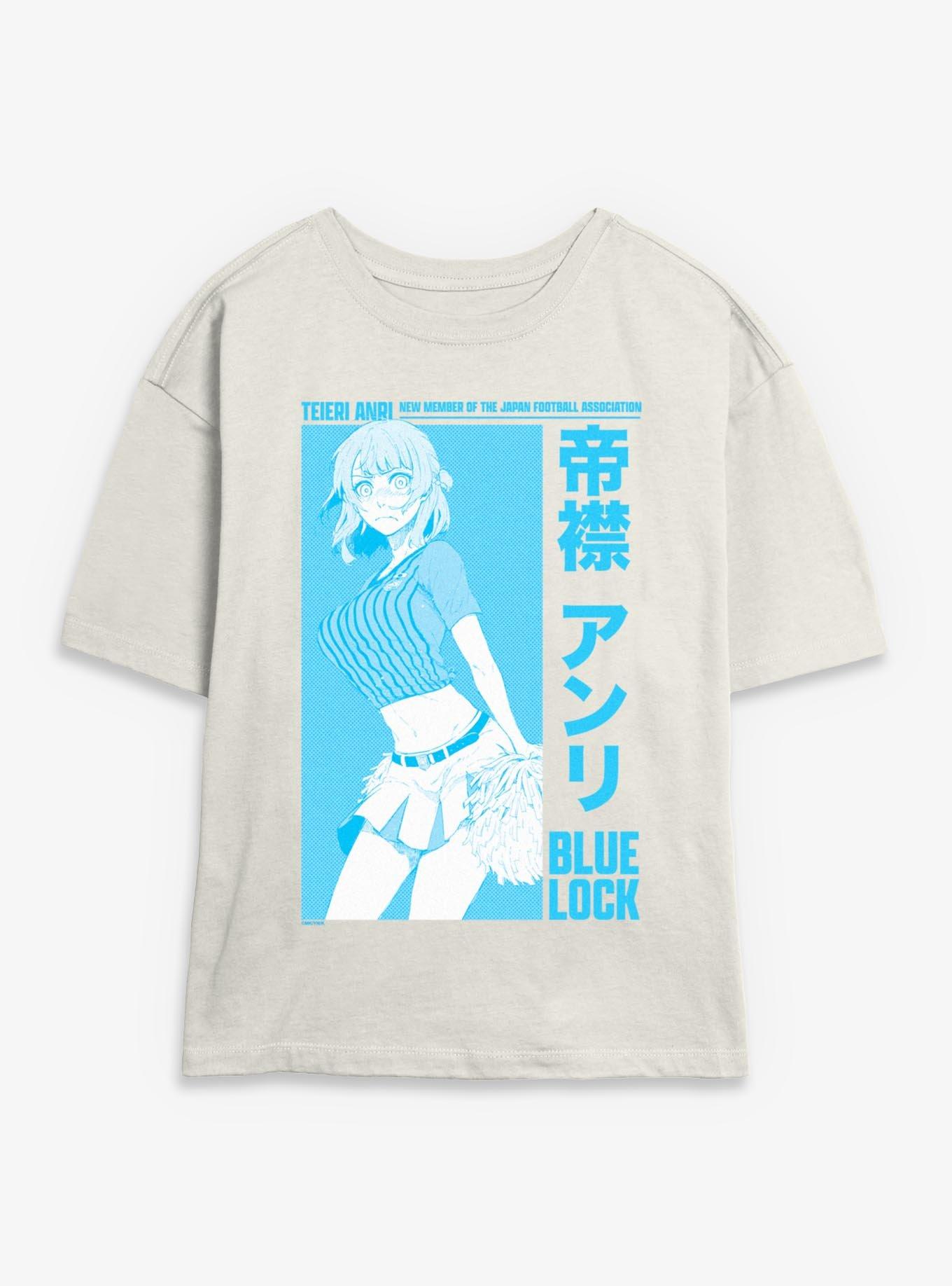 Blue Lock New Member Teieri Anri Girls Skimmer T-Shirt, EGRET, hi-res view 1