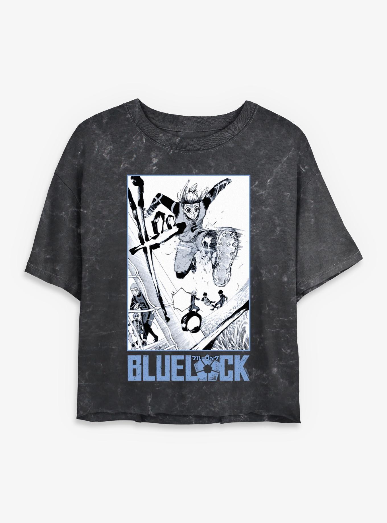 Blue Lock Gin Gagamaru Girls Mineral Wash Crop T-Shirt