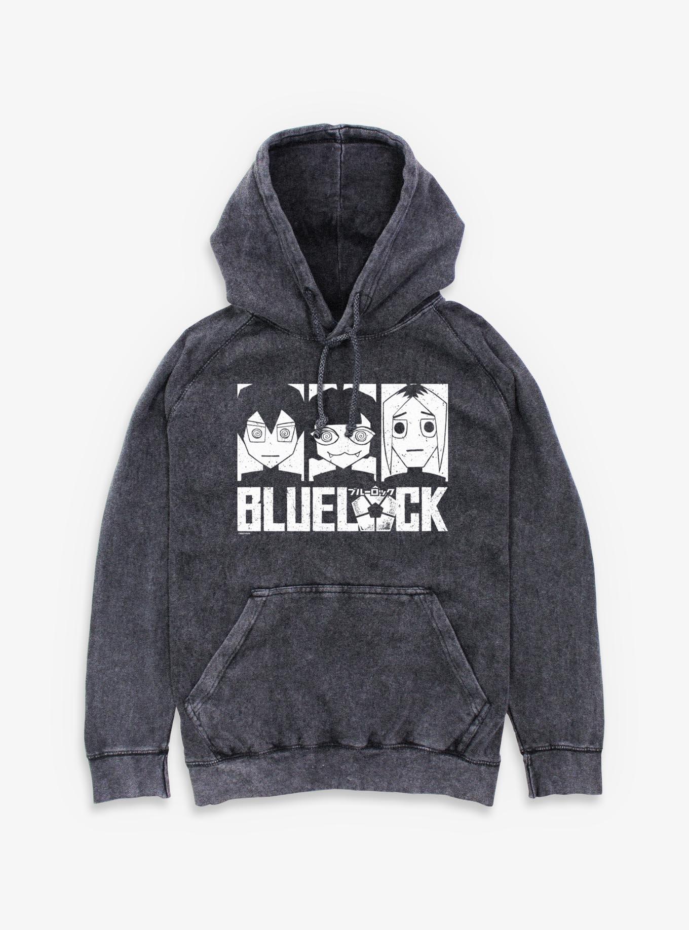 Blue Lock Team Z Emo Mineral Wash Hoodie