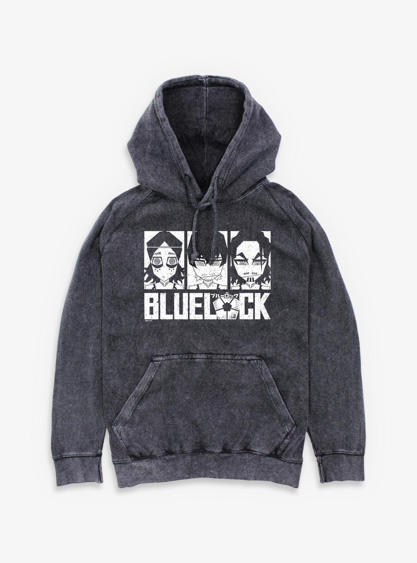 Blue Lock U 20 Emo Mineral Wash Hoodie