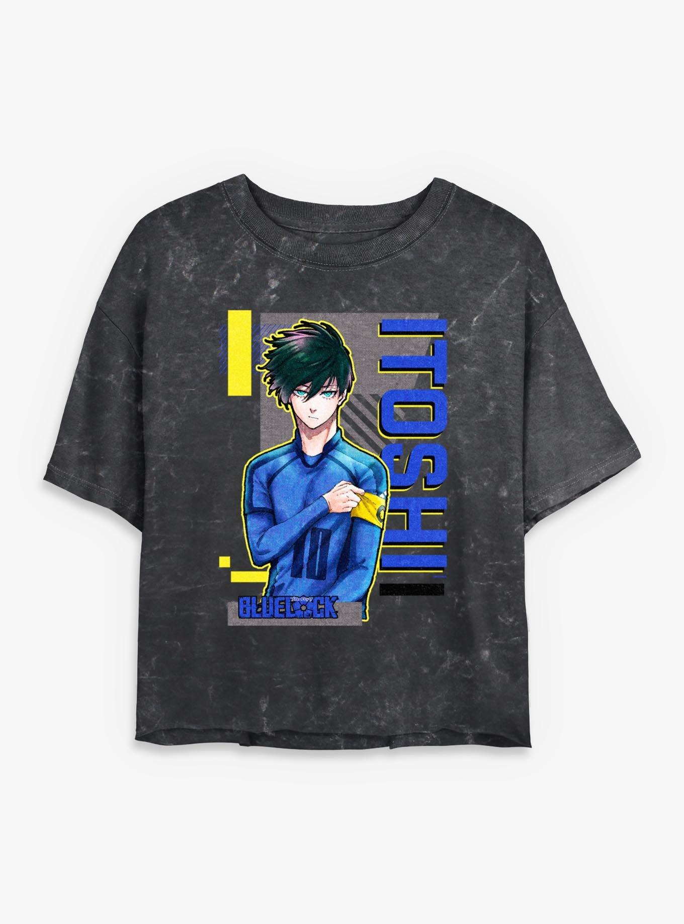 Blue Lock Itoshi Sporting Girls Mineral Wash Crop T-Shirt