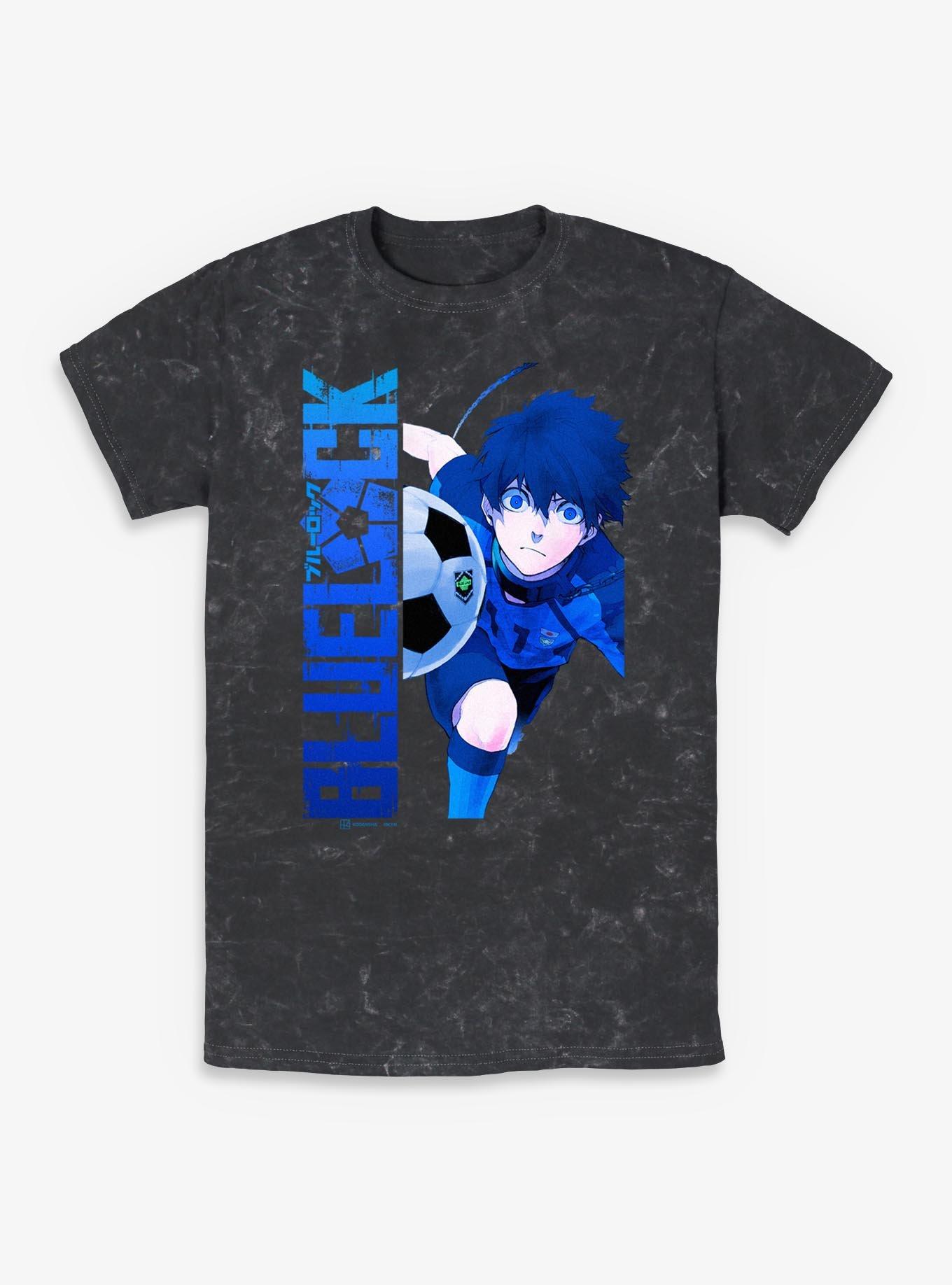 Blue Lock Ball Charge Mineral Wash T-Shirt