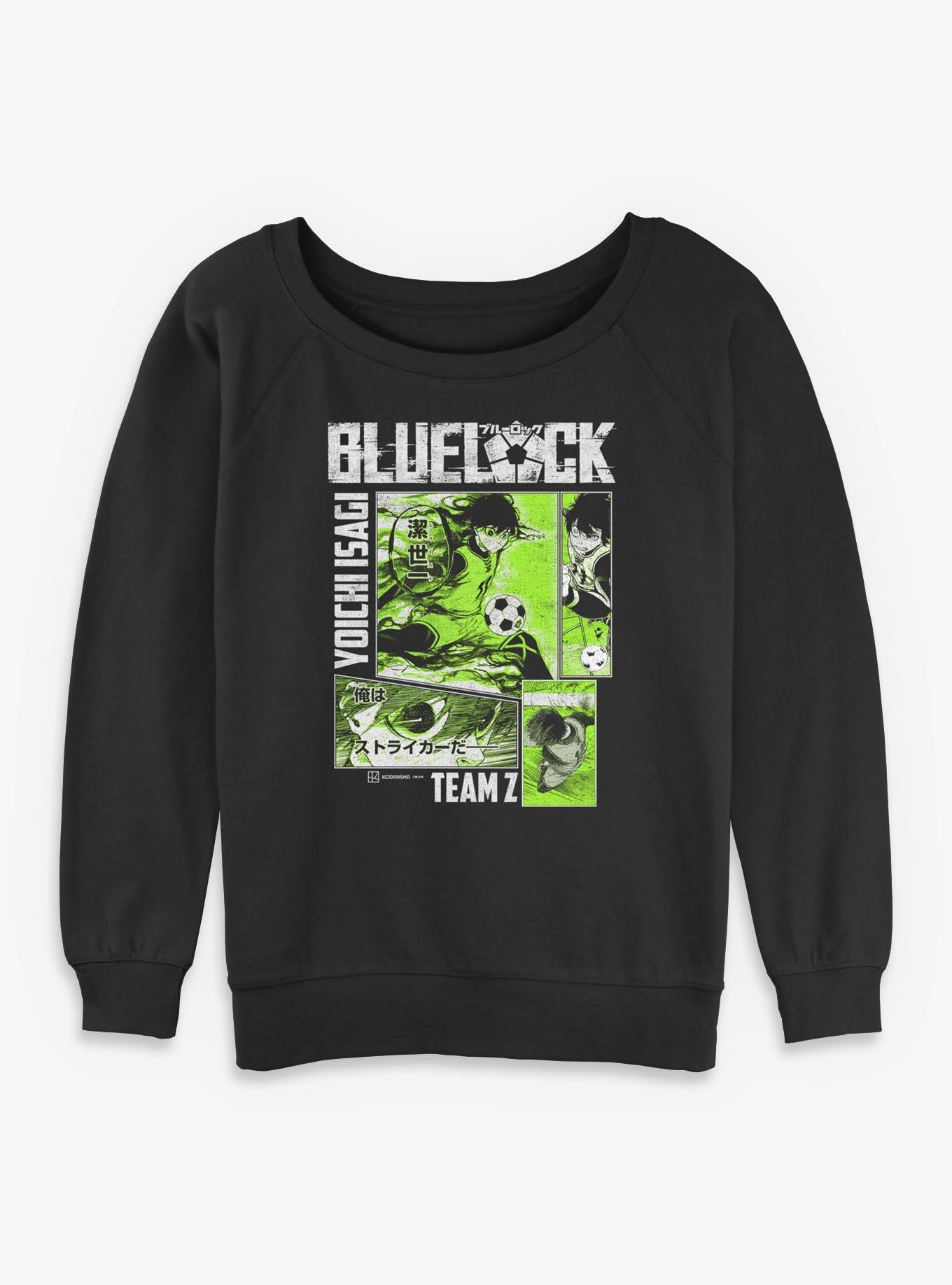 Blue Lock Yoichi Isagi Team Z Girls Slouchy Sweatshirt