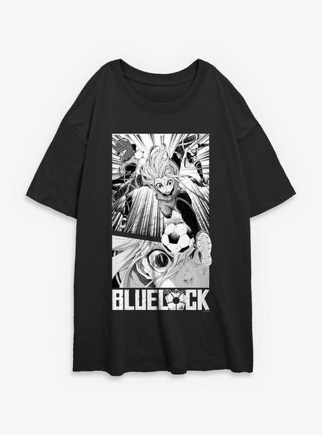 Blue Lock Hyoma Chigiri Girls Oversized T-Shirt - BLACK | Hot Topic