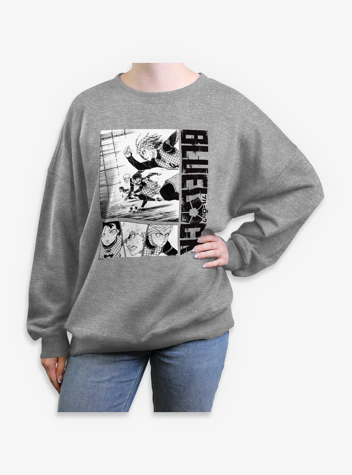Blue Lock Egoist Four Girls Oversized Sweatshirt