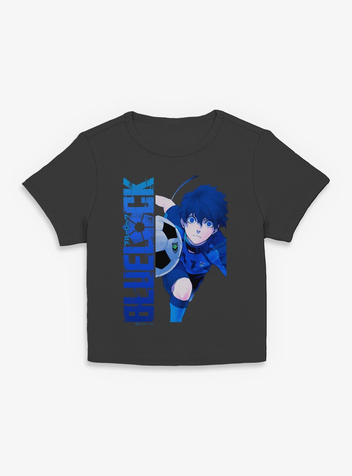 Blue Lock Ball Charge Girls Baby T-Shirt, BLACK, hi-res view 1