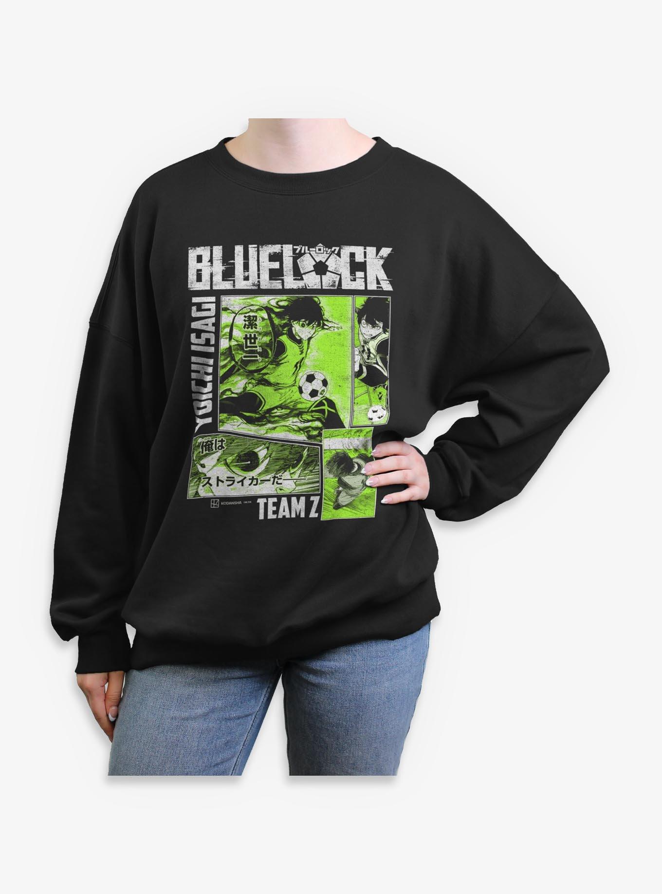 Blue Lock Yoichi Isagi Team Z Girls Oversized Sweatshirt
