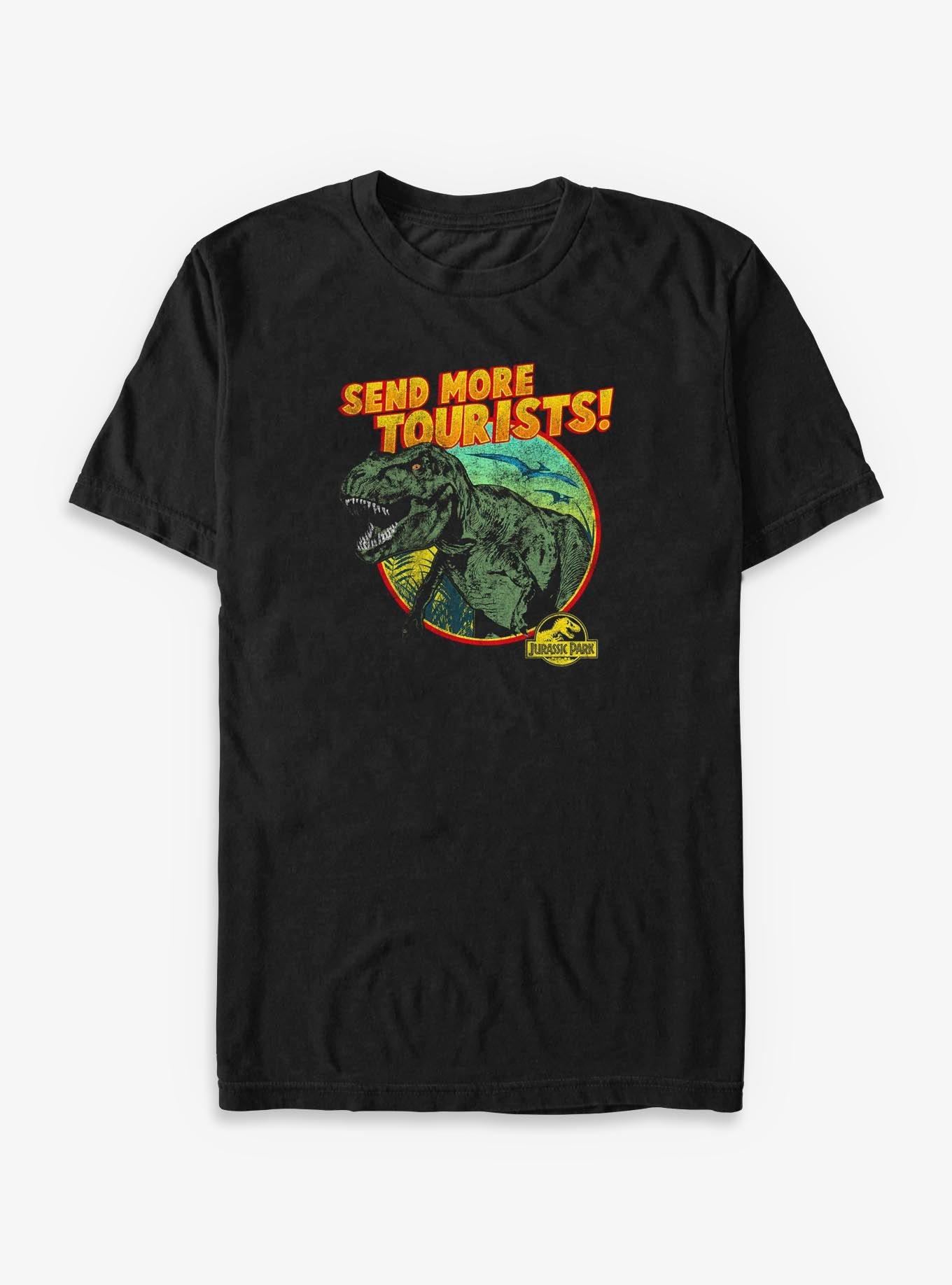 Jurassic Park Send Tourists Big & Tall T-Shirt