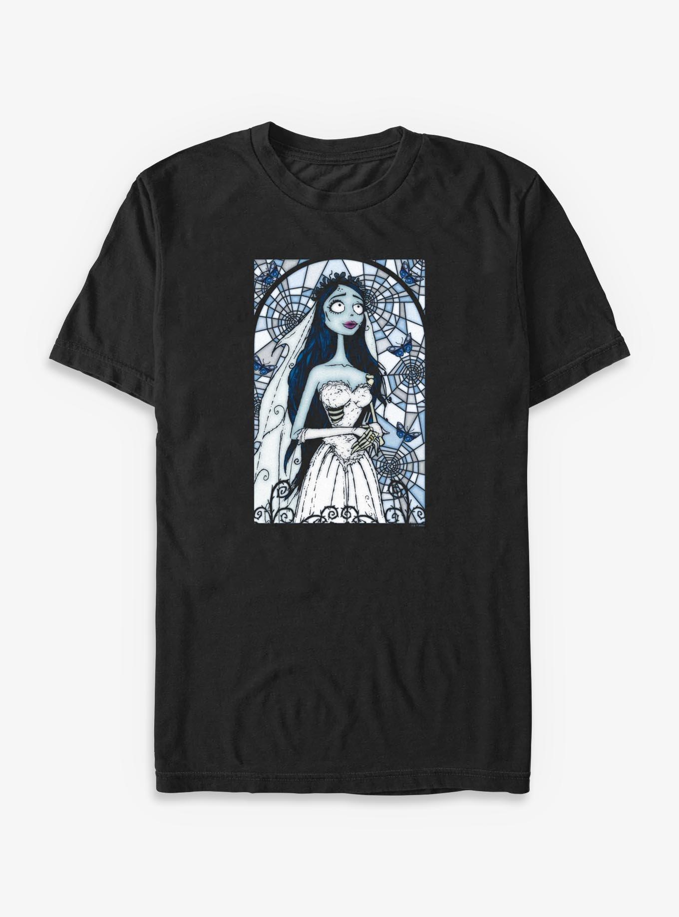 Corpse Bride Emily Stained Glass Big & Tall T-Shirt