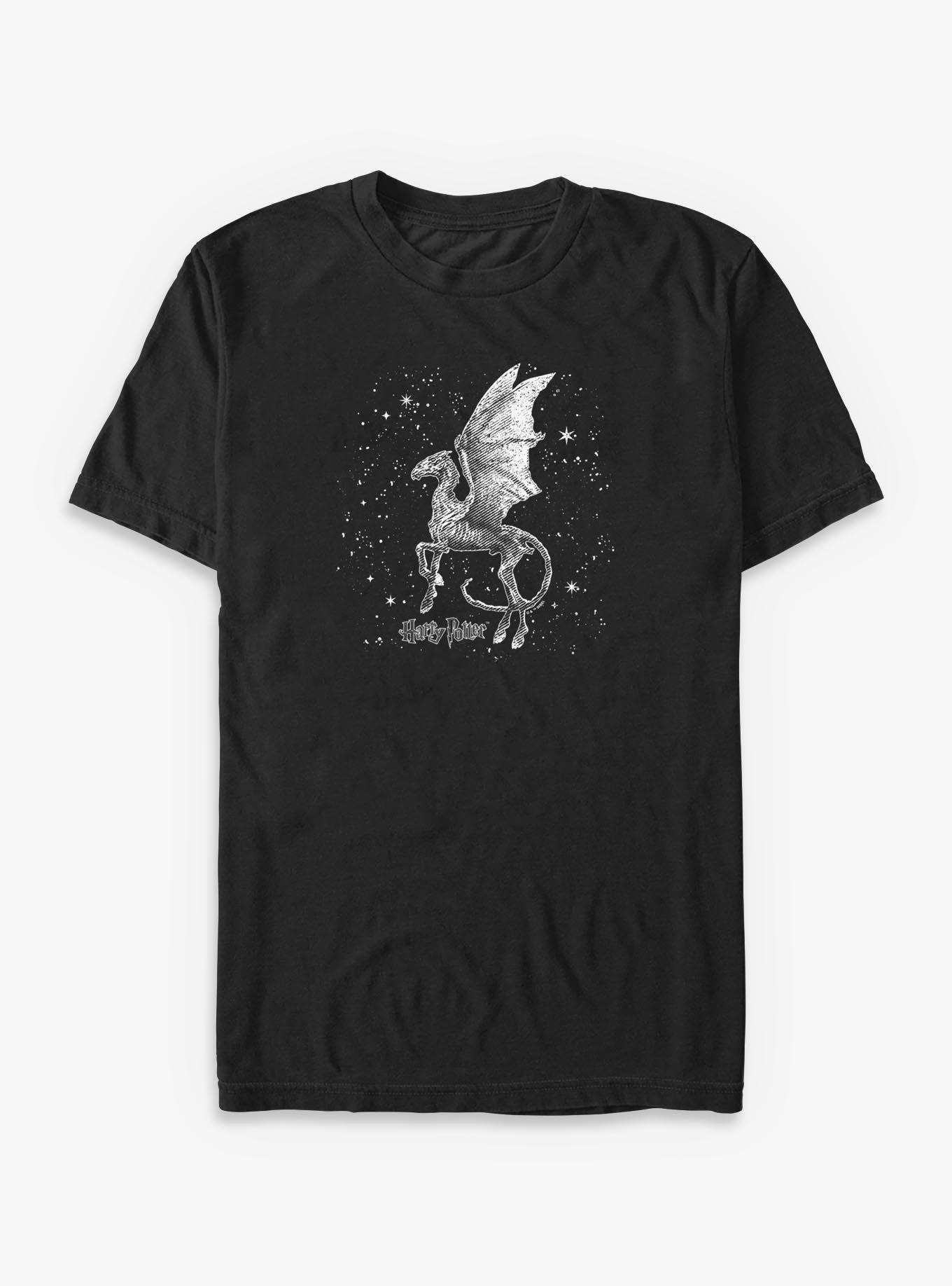 Harry Potter Thestral Moon Big & Tall T-Shirt, BLACK, hi-res view 1