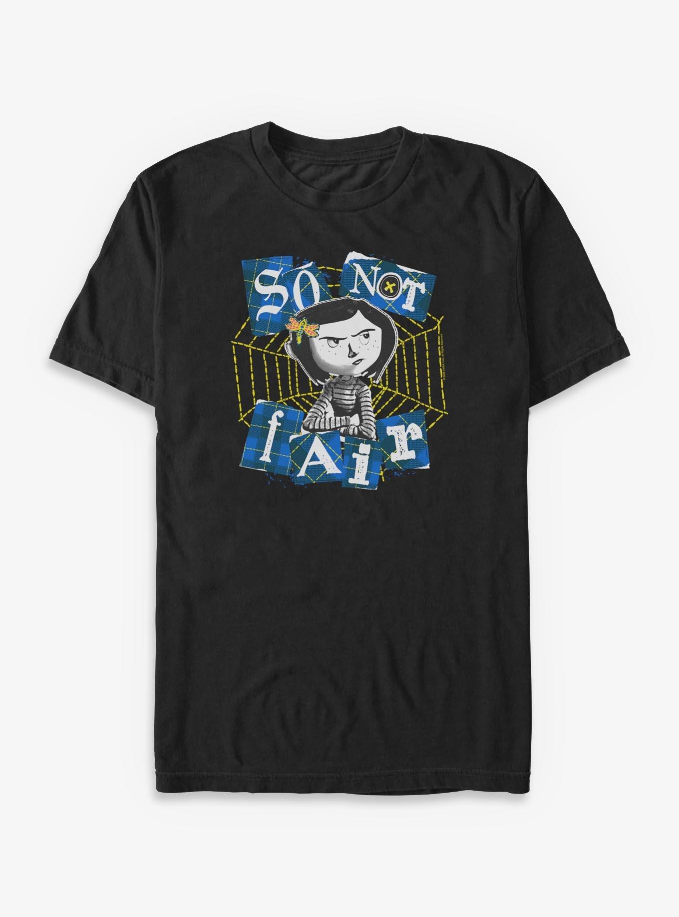 Coraline So Not Fair Big & Tall T-Shirt