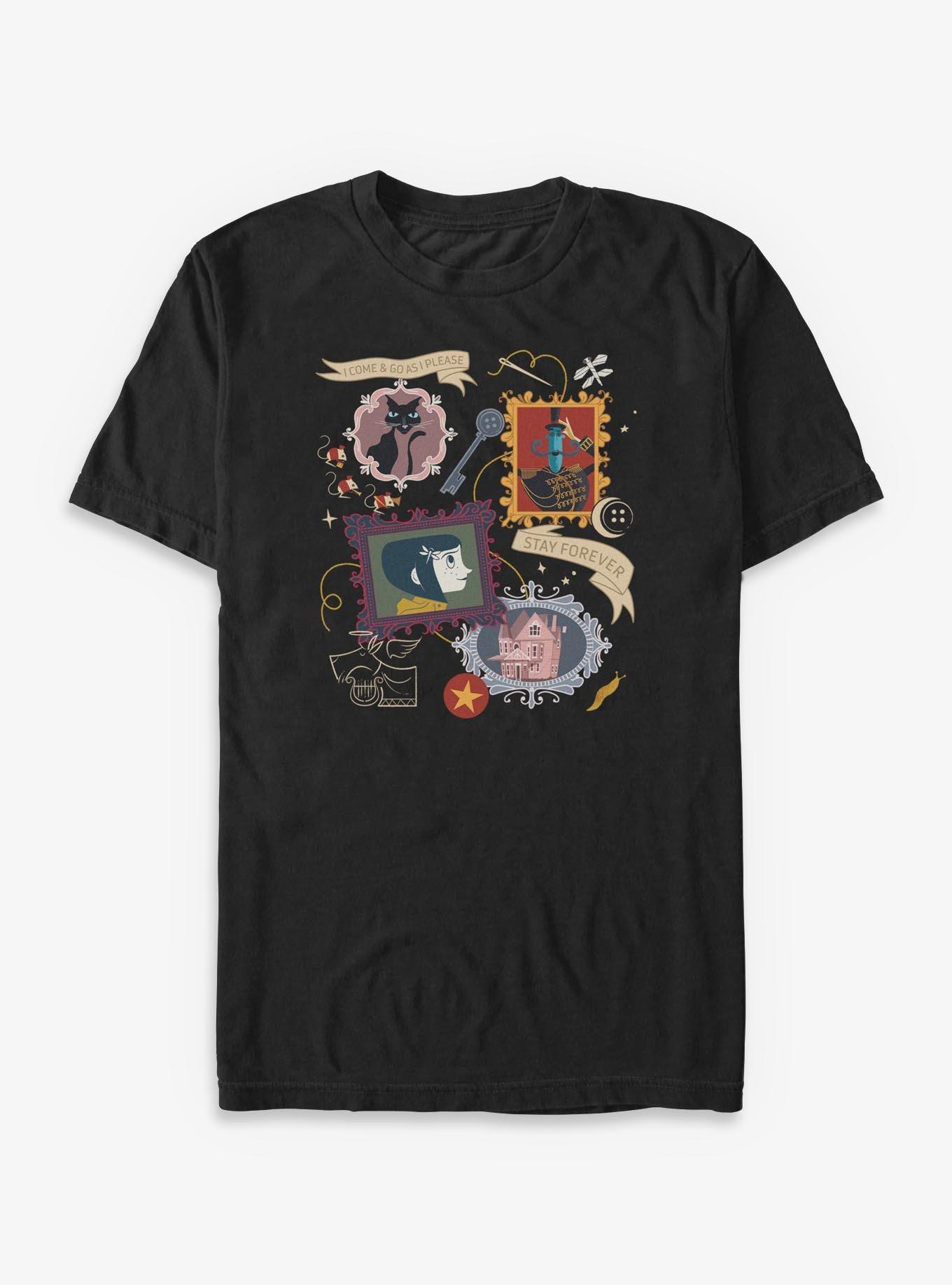 Coraline Frames Big & Tall T-Shirt