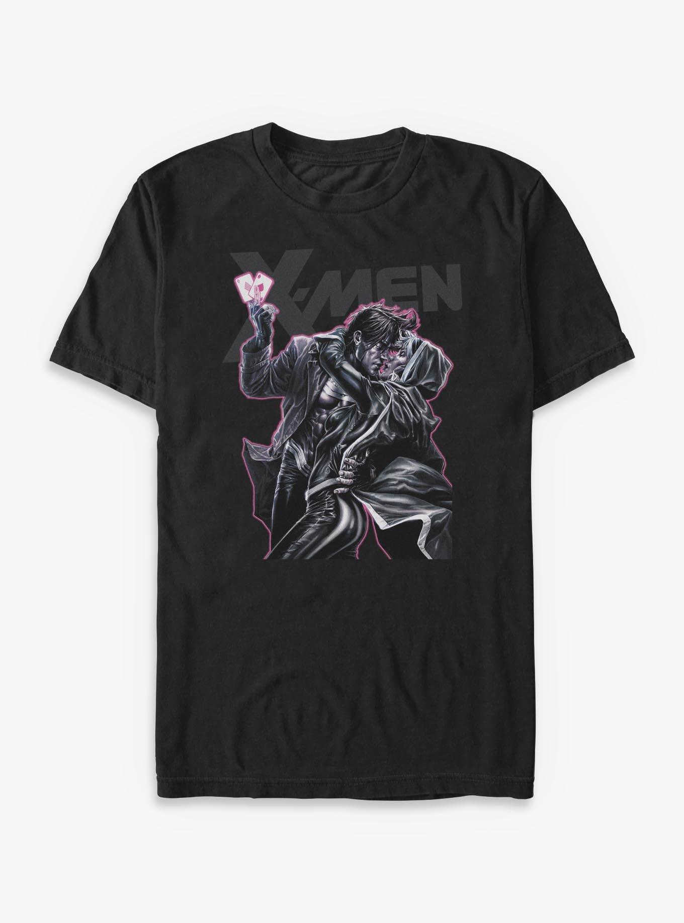 Marvel X-Men Rogue and Gambit Kiss Big & Tall T-Shirt