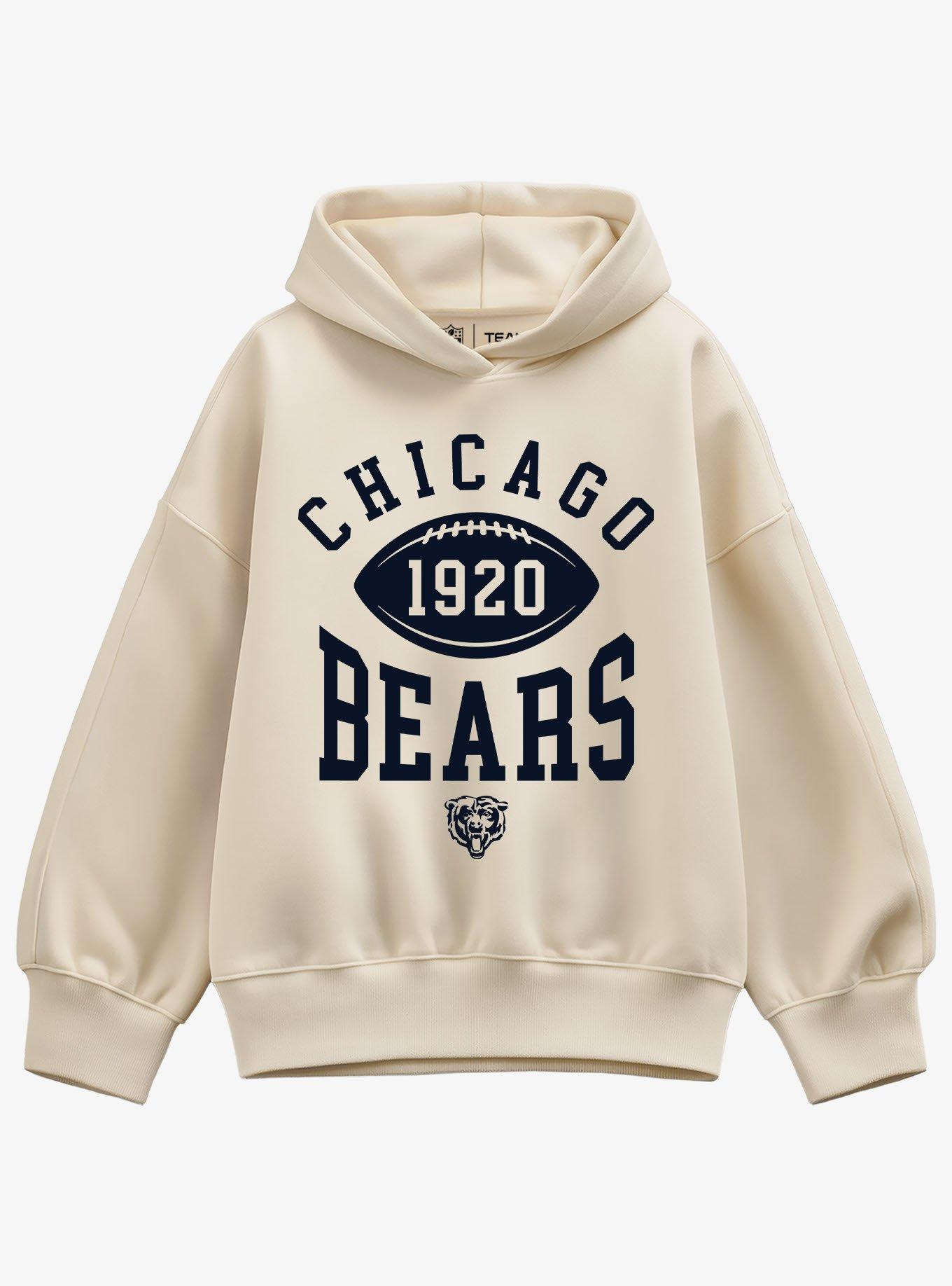 NFL Chicago Bears Pro Block Football Womens Oversized Hoodie