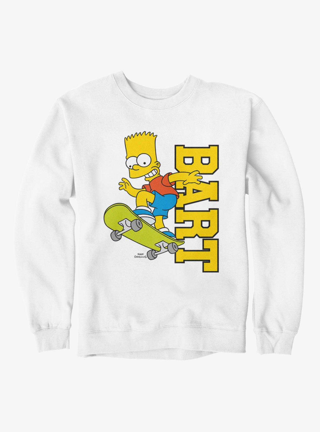 The Simpsons Bart Skateboard Sweatshirt