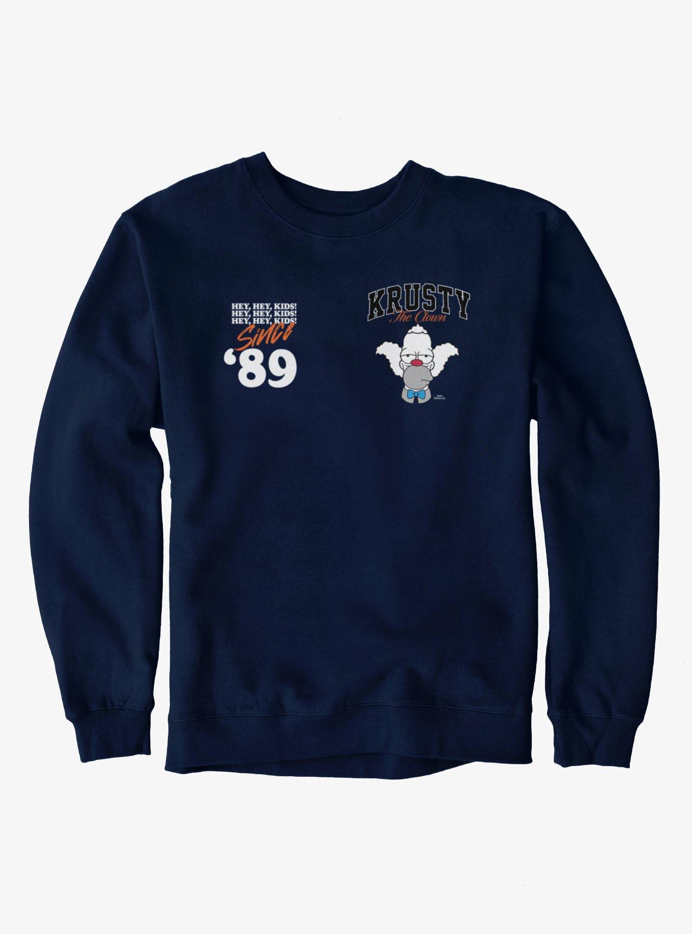 The Simpsons Krusty The Clown Since '89 Sweatshirt, , hi-res view 1
