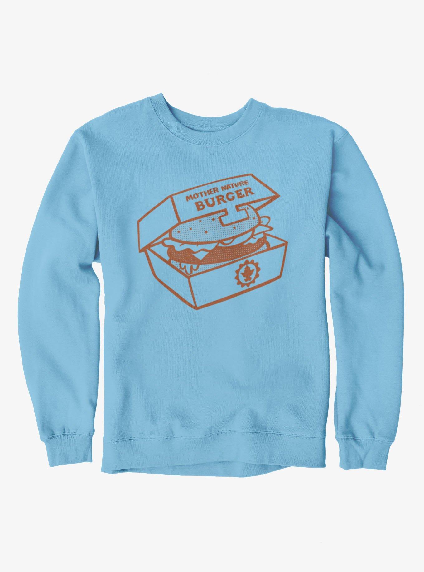 The Simpsons Krusty Burger Mother Nature Burger Sweatshirt