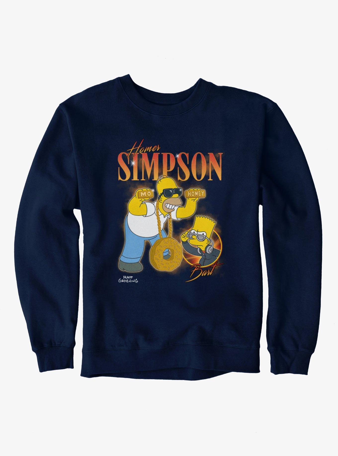 The Simpsons Homer Simpson Mo Homey Bling Sweatshirt