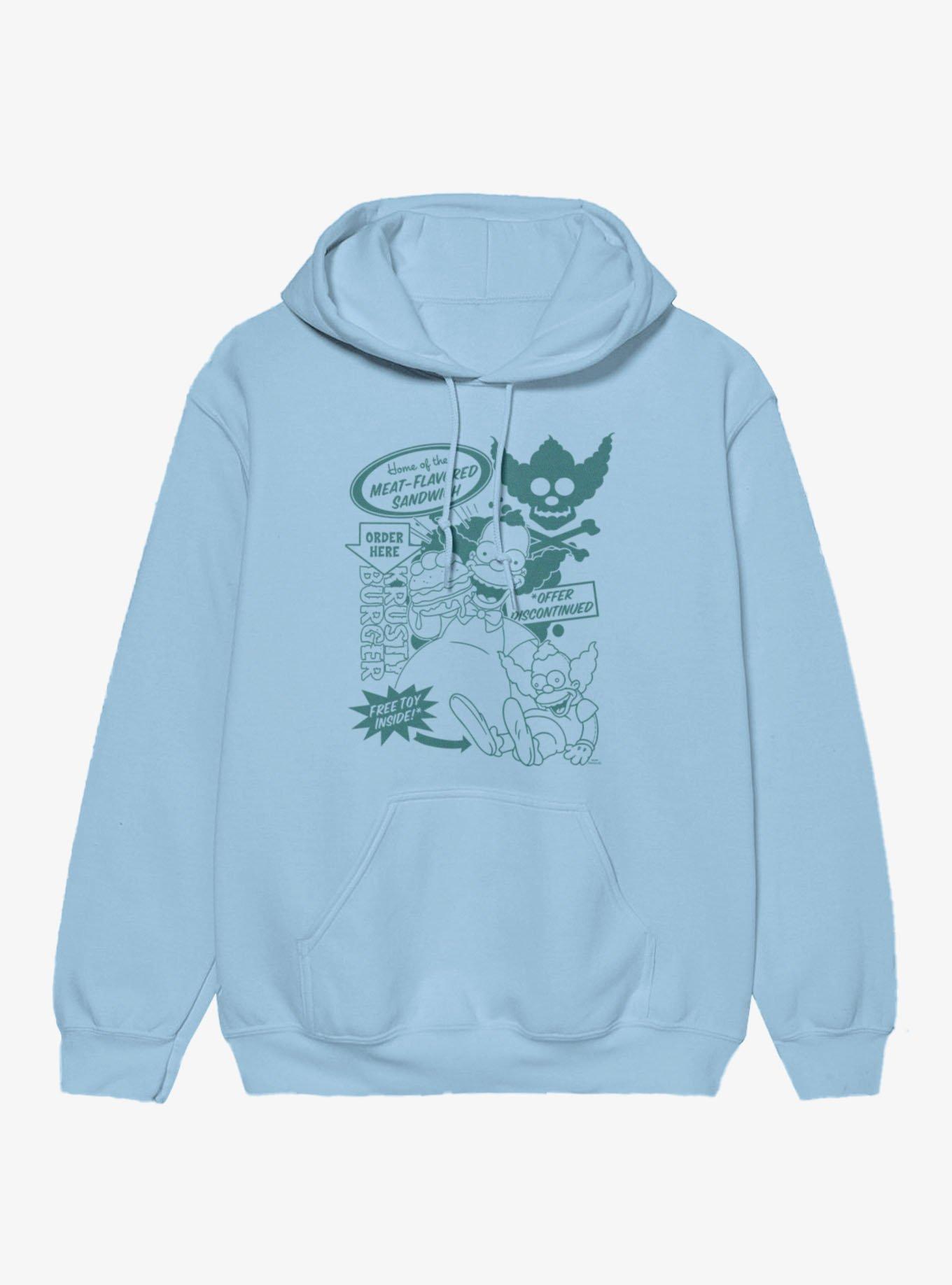 The Simpsons Krusty Burger Home Of Meat-Flavored Sandwich Hoodie