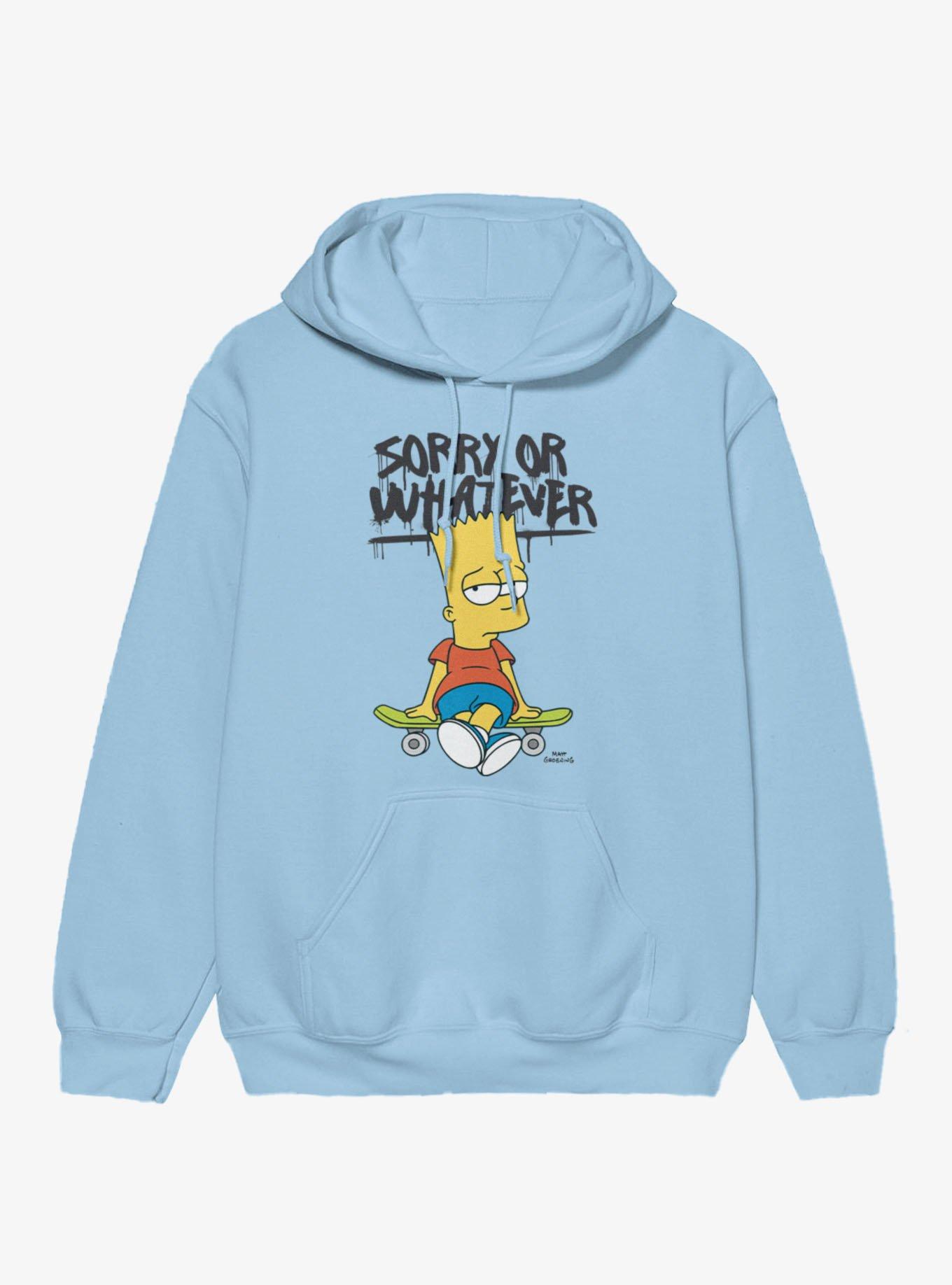 The Simpsons Bart Sorry Or Whatever Spraypaint Hoodie