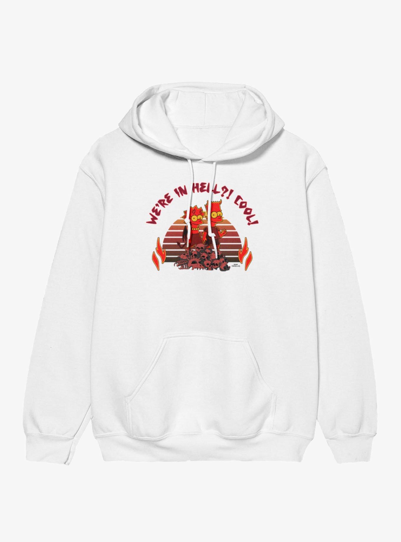 The Simpsons Lisa And Bart We're In Hell?! Cool! Hoodie