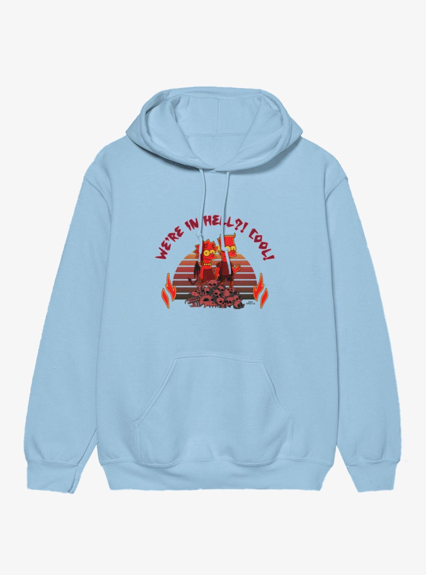 The Simpsons Lisa And Bart We're In Hell?! Cool! Hoodie