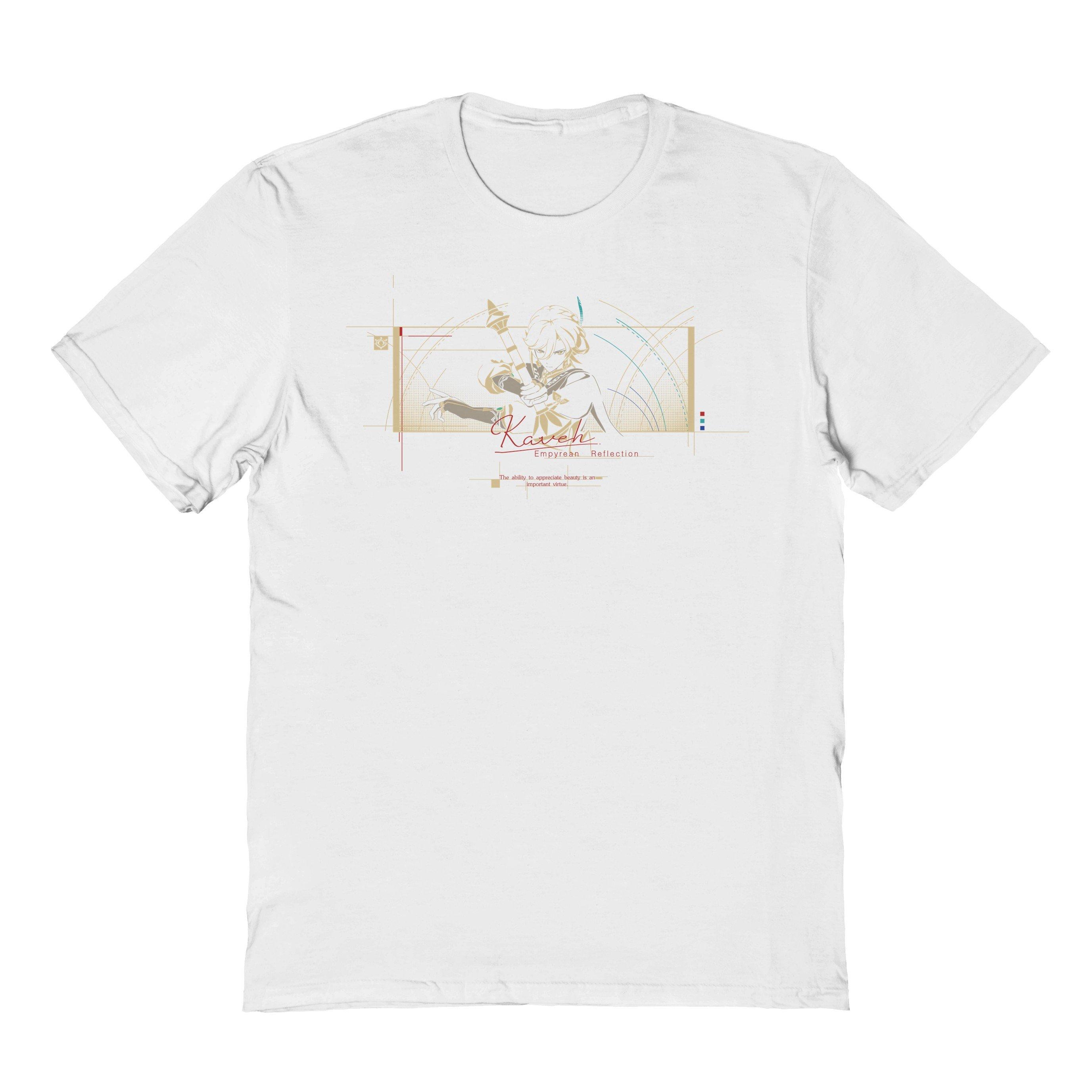 Genshin Impact Kaveh Empyrean Reflection T-Shirt, WHITE, hi-res view 1
