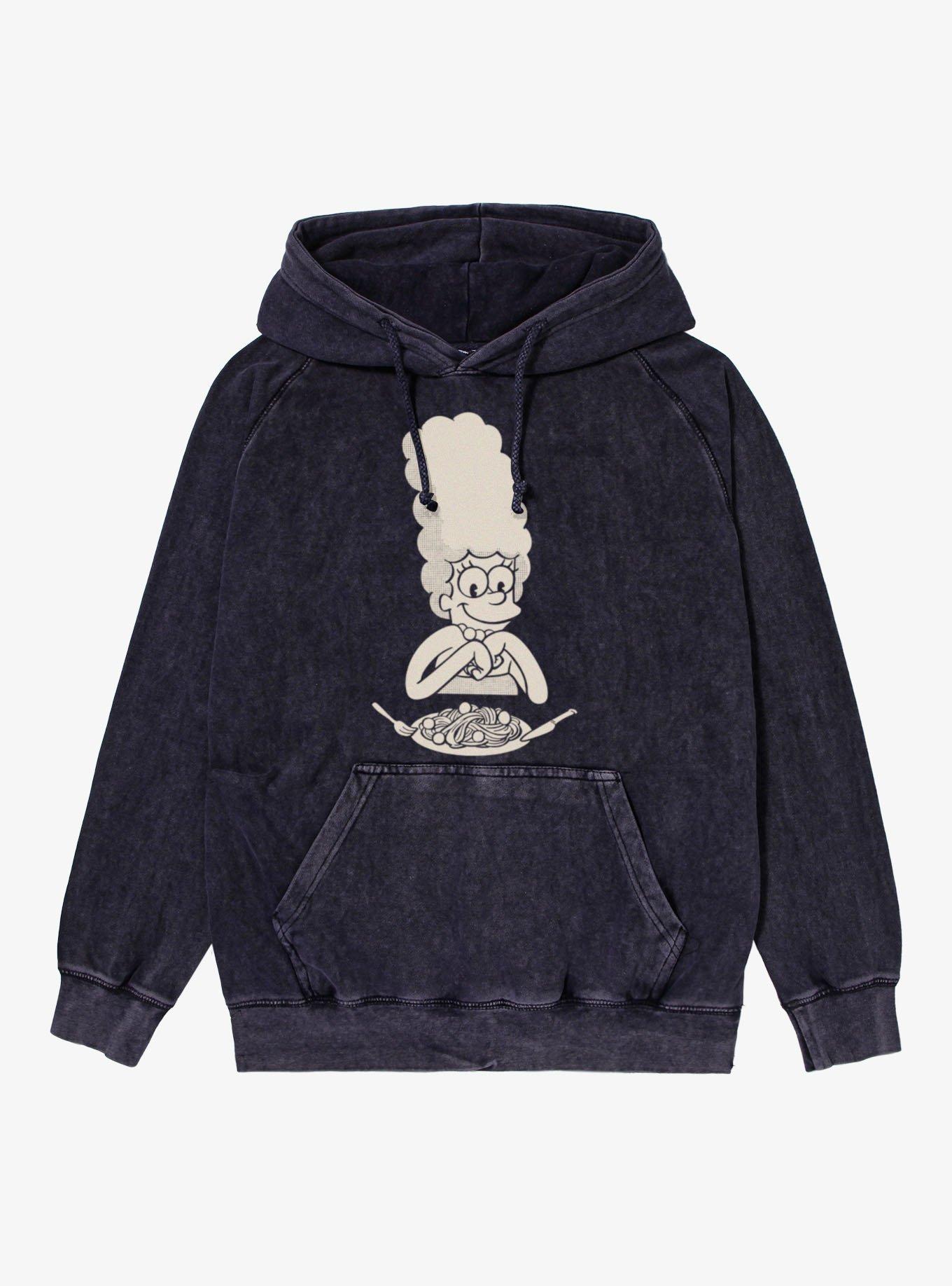 The Simpsons Classic Cartoon Marge Mineral Wash Hoodie