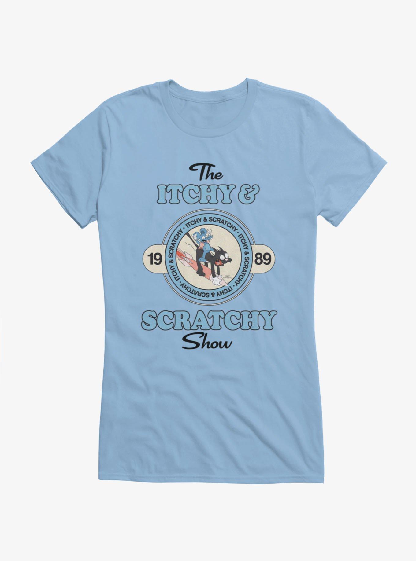 The Simpsons The Itchy And Scratchy Show 1989 Girls T-Shirt