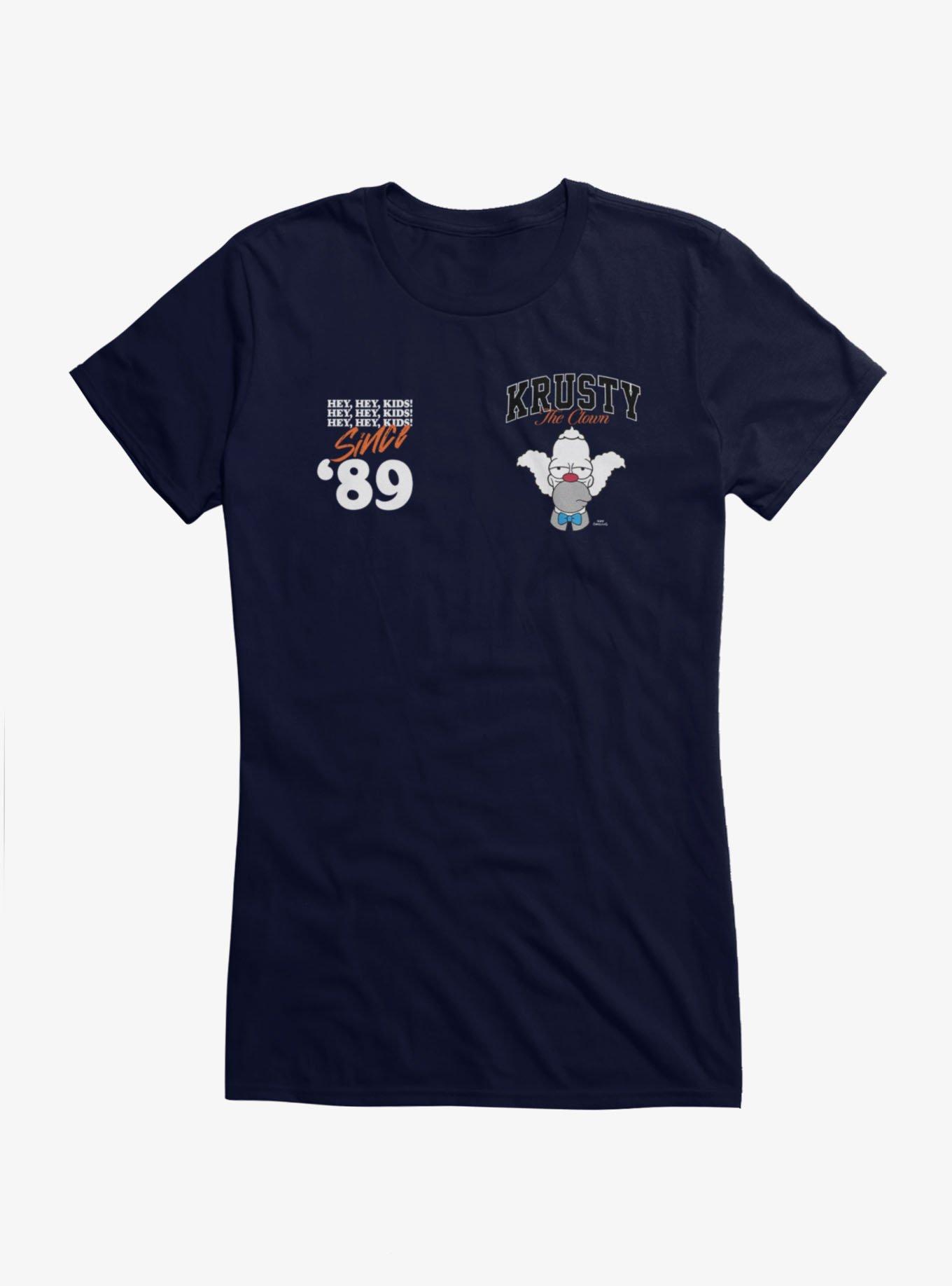The Simpsons Krusty The Clown Since '89 Girls T-Shirt