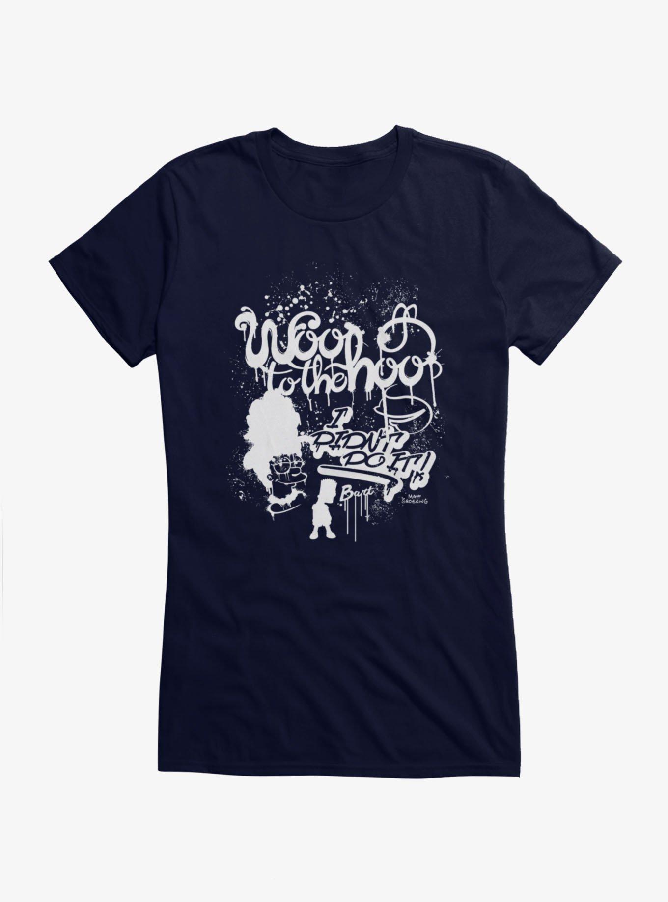 The Simpsons I Didn't Do It! Bart Girls T-Shirt