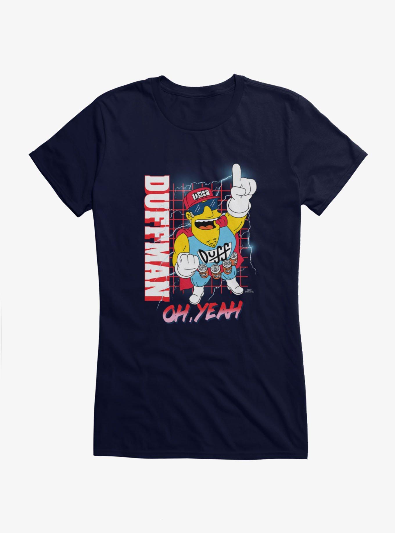 The Simpsons Duffman Oh, Yeah Girls T-Shirt