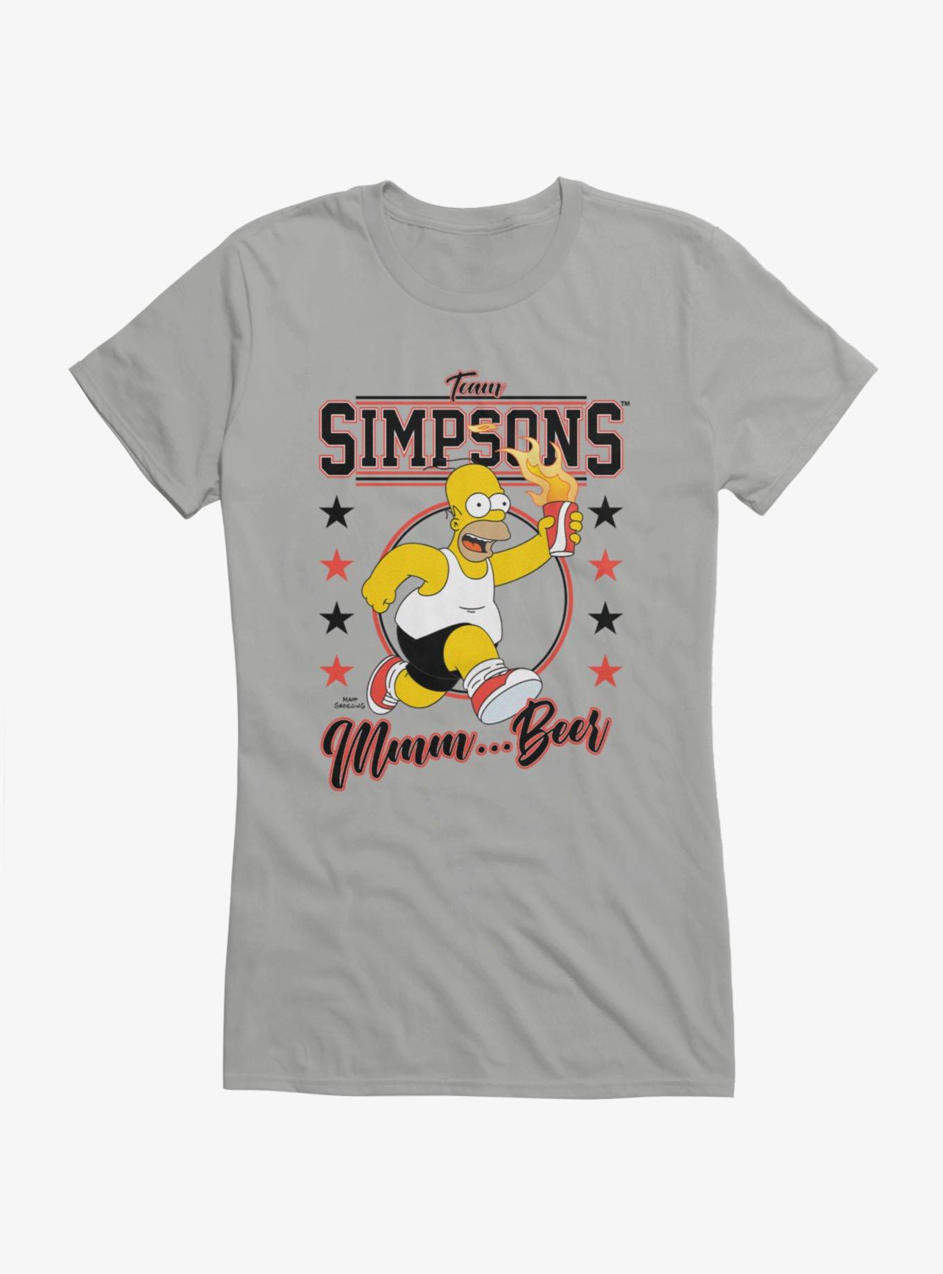The Simpsons Team Simpsons Mmm? Beer Girls T-Shirt