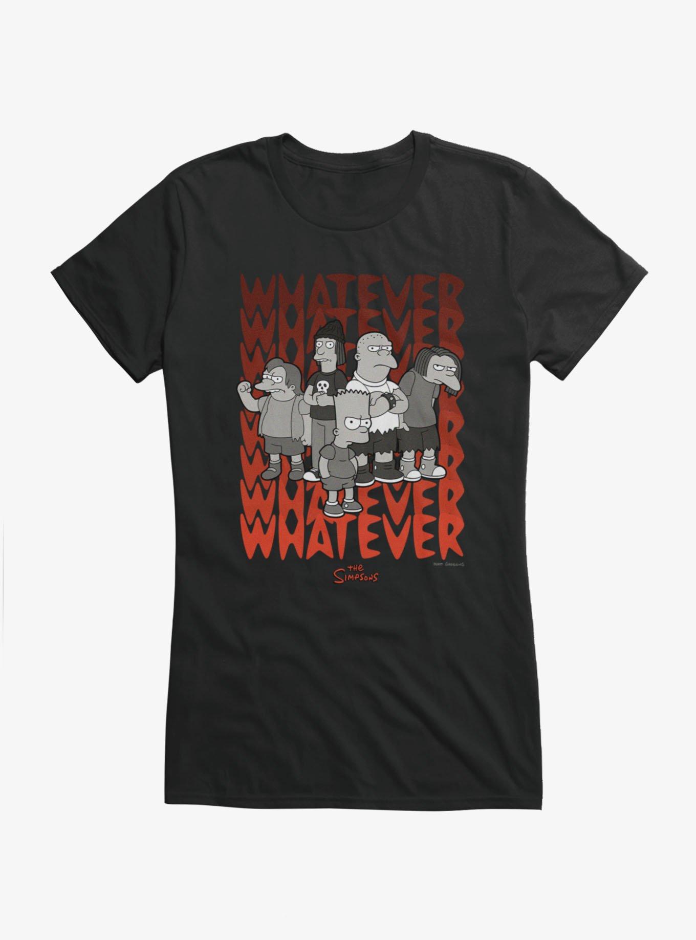 The Simpsons Springfield Bullies Whatever Girls T-Shirt