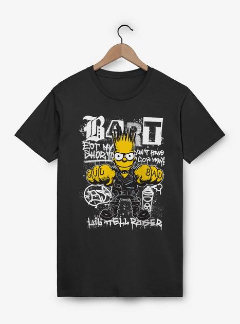 The Simpsons Biker Bart Lil Hell Raiser T-Shirt | BoxLunch
