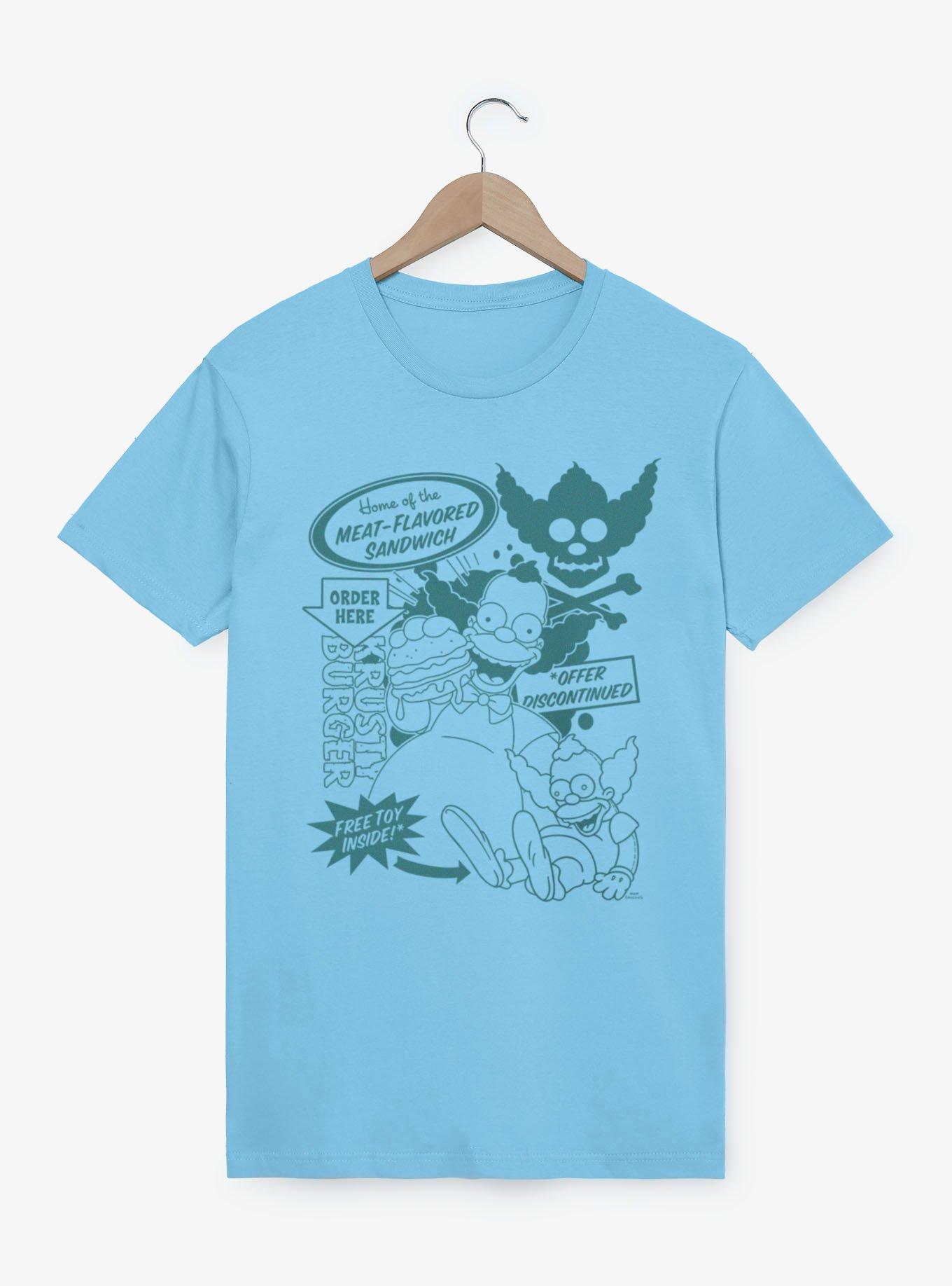 The Simpsons Home Of Meat Flavor Krusty Burger T-Shirt