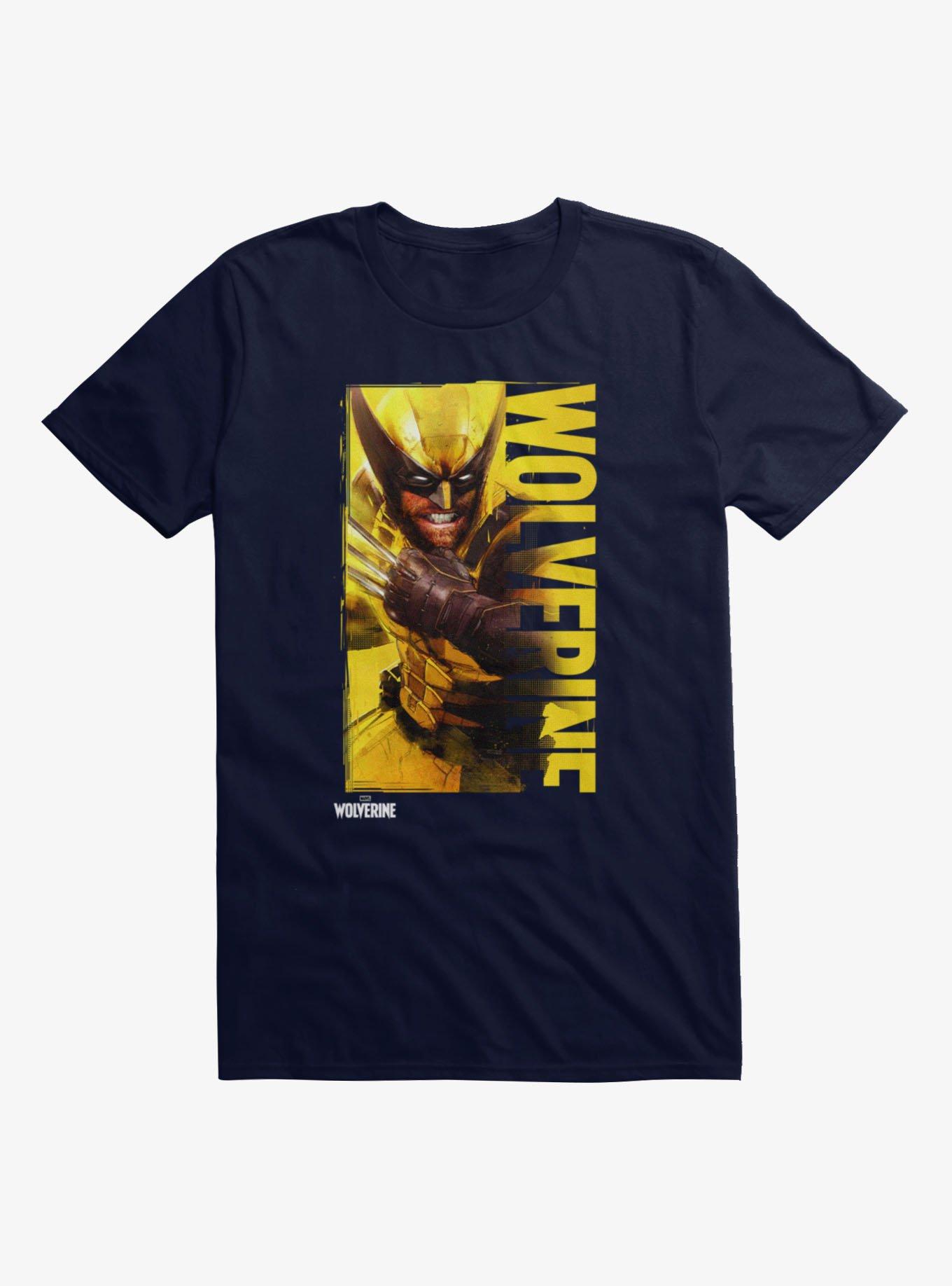Marvel Wolverine Vertical Title T-Shirt