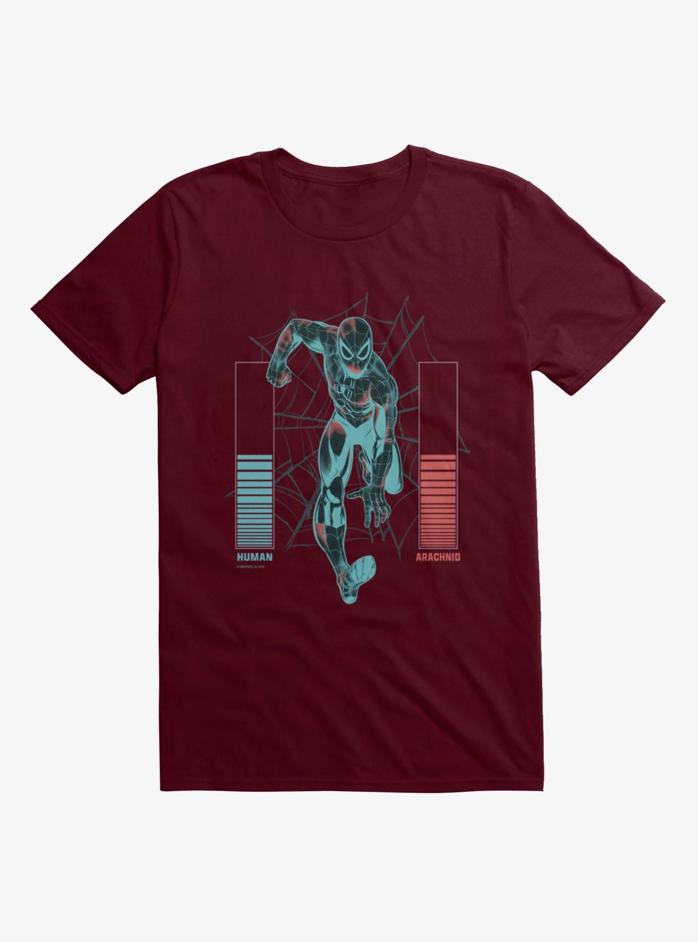 Marvel Spider-Man Brand New Day Human And Arachnid Levels T-Shirt