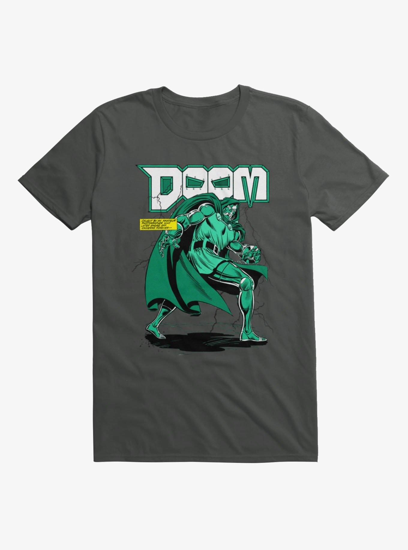 Marvel Comics Retro Doctor Doom Caught On Camera T-Shirt Hot Topic Exclusive