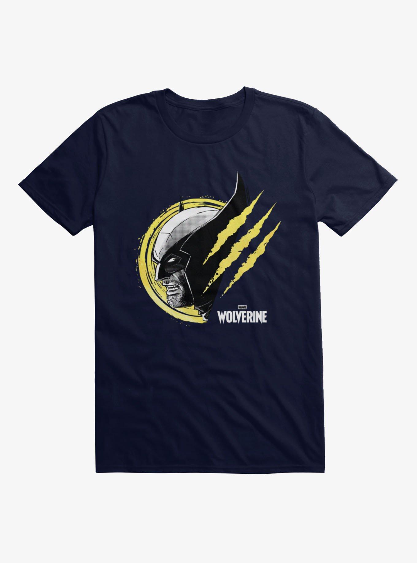 Marvel Wolverine Side Slash Profile T-Shirt