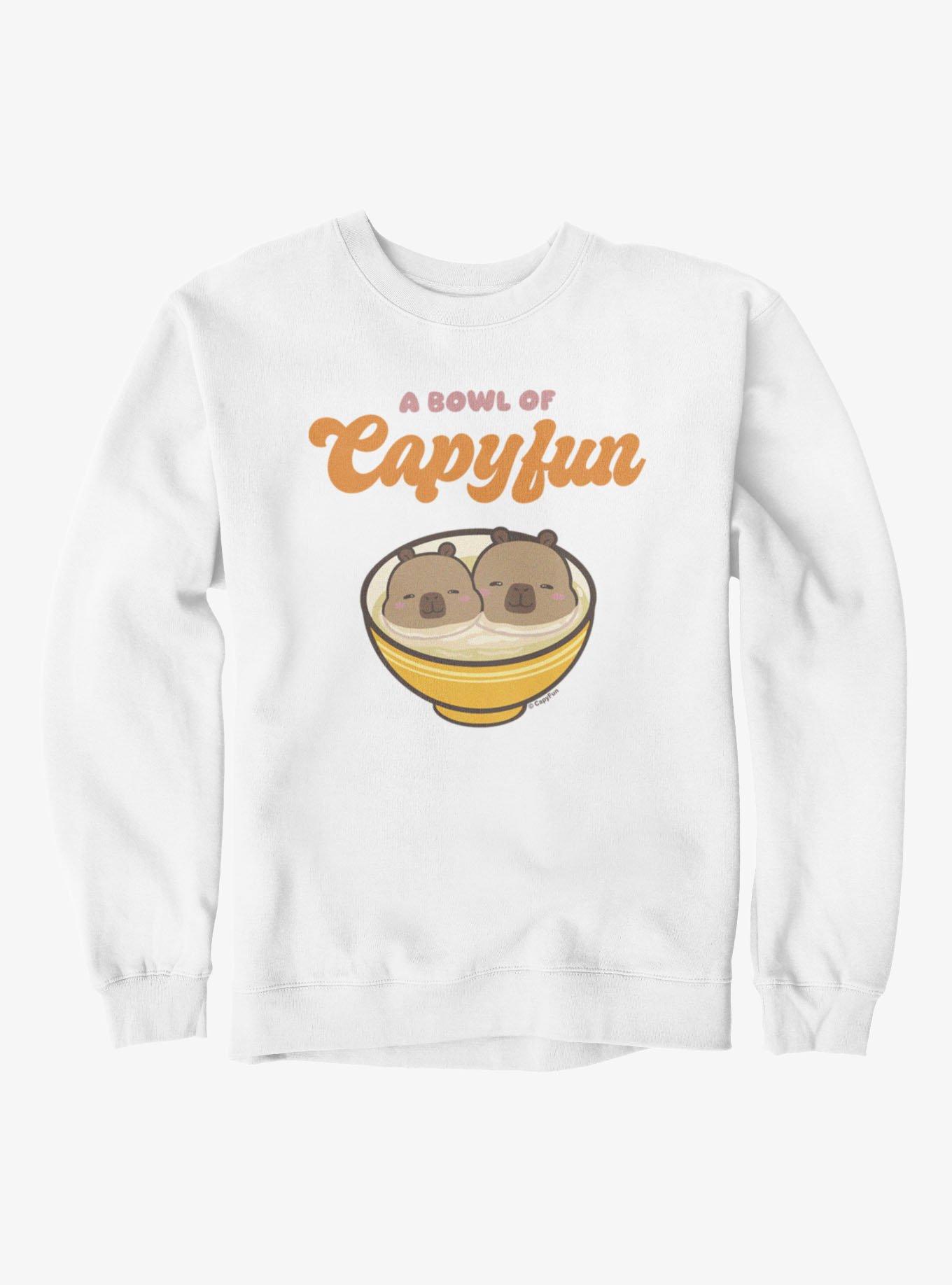 Capyfun Capybara Bowl Of Sweatshirt