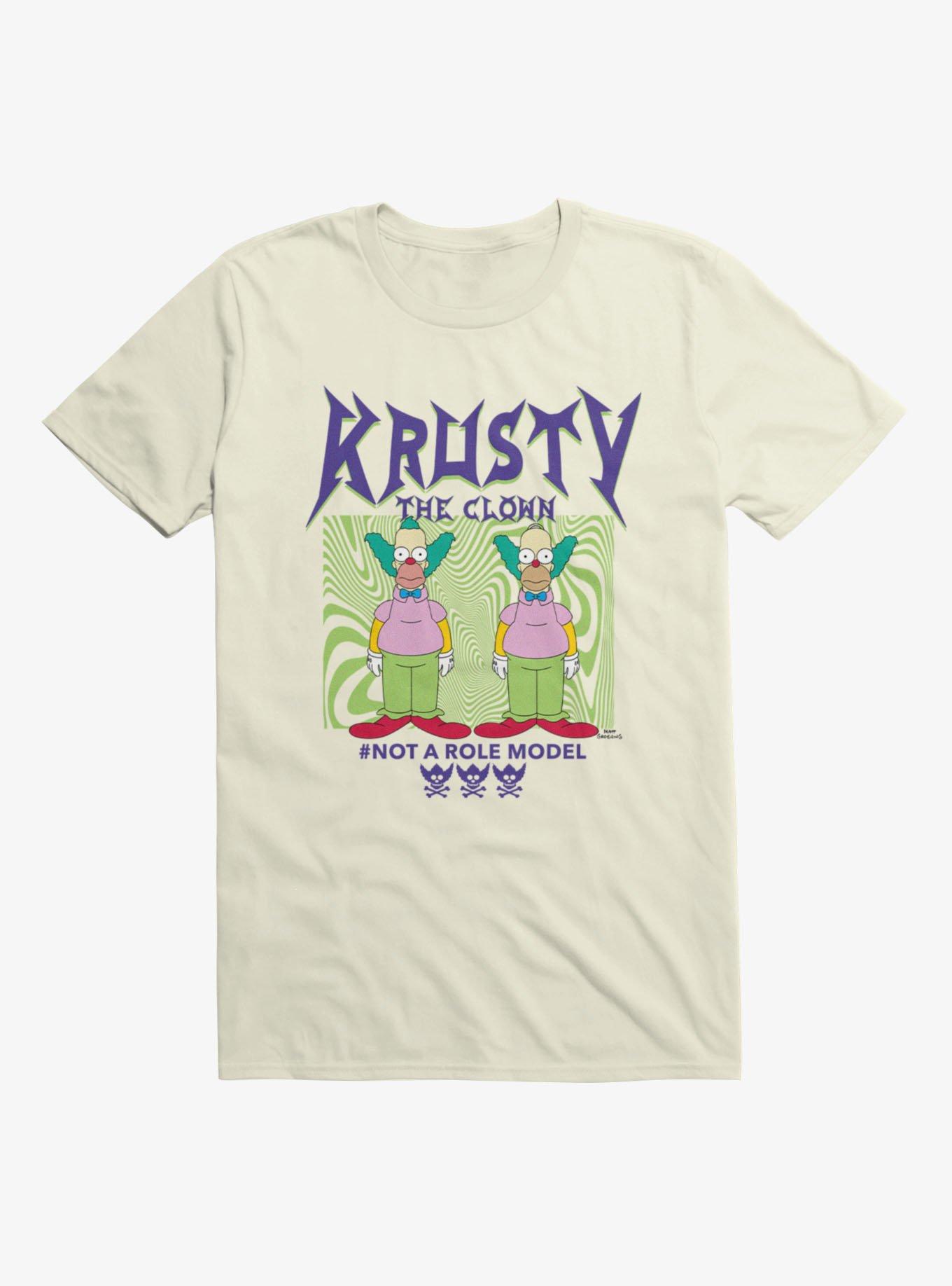 The Simpsons Krusty The Clown Not A Role Model T-Shirt
