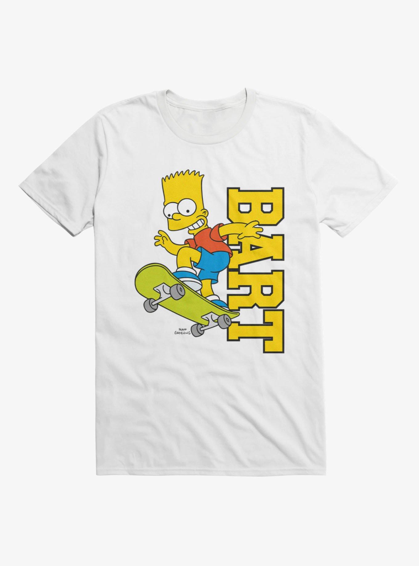 The Simpsons Bart Skateboard T-Shirt