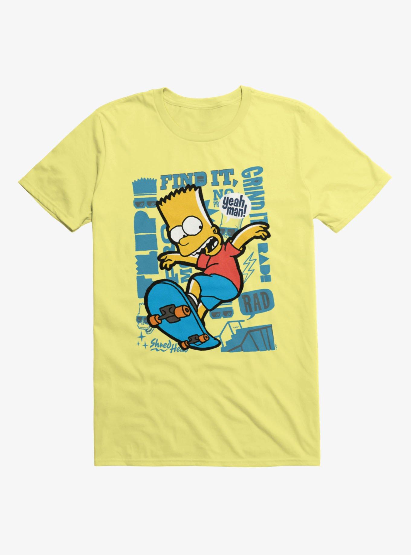 The Simpsons Find It, Grind It Rad! Bart T-Shirt