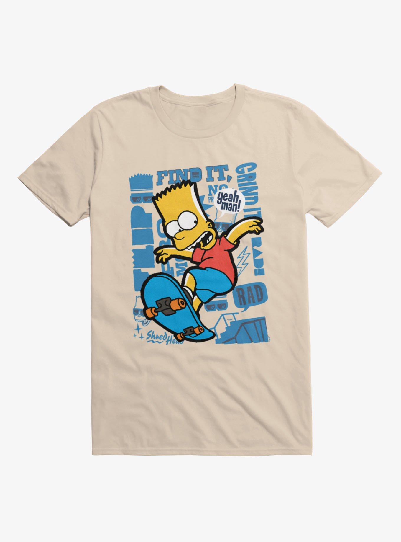 The Simpsons Find It, Grind It Rad! Bart T-Shirt