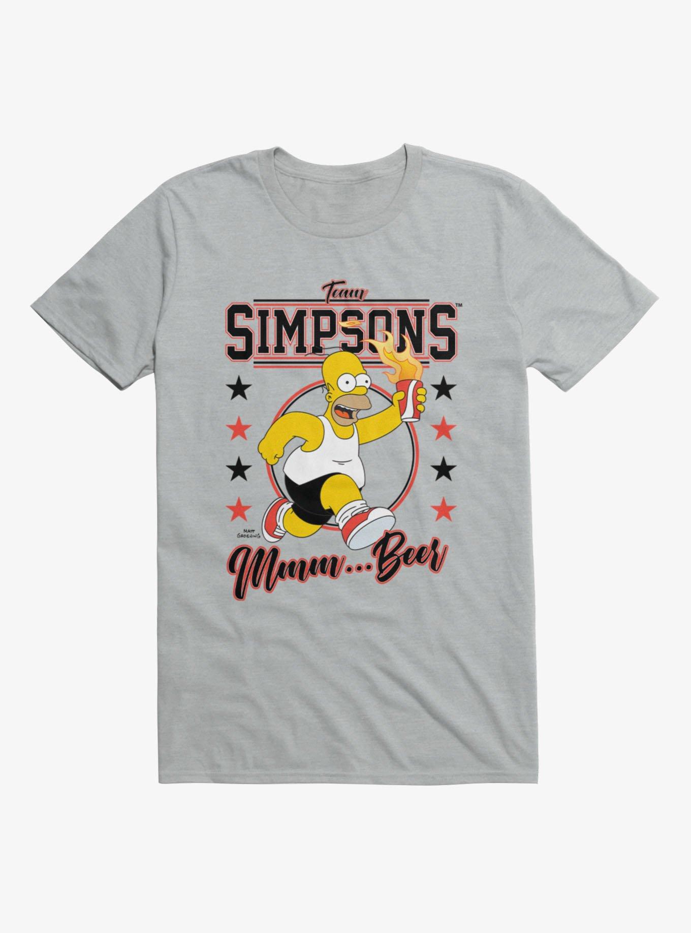 The Simpsons Team Simpsons Mmm? Beer T-Shirt
